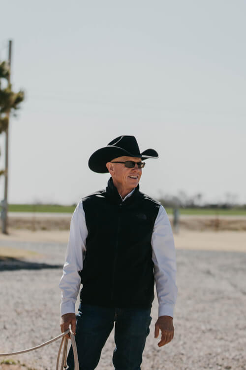 Phil Haugen standing with an open sky in the background