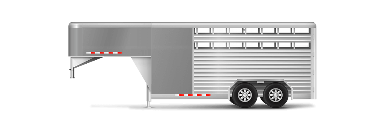 A Cimarron Lonestar trailer side profile